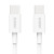 Кабель ORICO Type-C - Type-C, 100W, 1м White