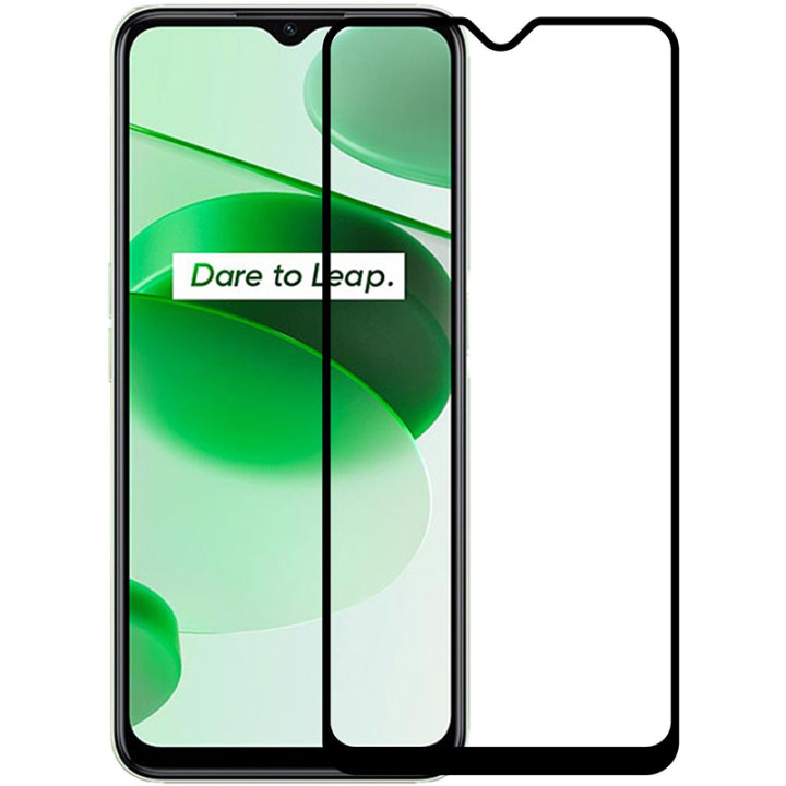 Защитное стекло Full screen PowerPlant для Realme C35