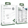 Data - Кабель ACEFAST C18-04 USB to Type-C 3A 1.2 м, White