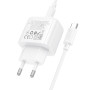 Сетевое зарядное устройство HOCO CS53A PD25W кабель Type-C to Type-C, White