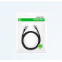 Data - Кабель UGREEN US261 Type-C to Type-C Fast Charging Cable 3A 1м, Gray Black