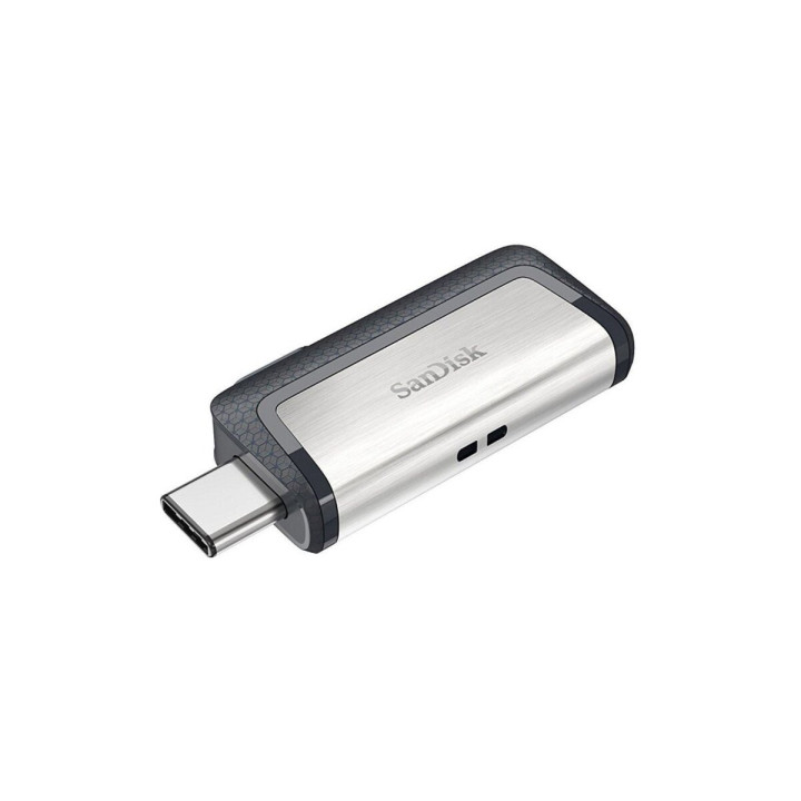 Флешка Flash Drive SanDisk USB 3.1 / Type-C 256Gb (150 Mb/s), Silver-Black