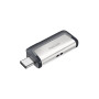 Флешка Flash Drive SanDisk USB 3.1 / Type-C 256Gb (150 Mb/s), Silver-Black