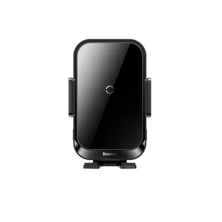 Автодержатель для смартфона Baseus Halo Electric Wireless Charging 15W, Black