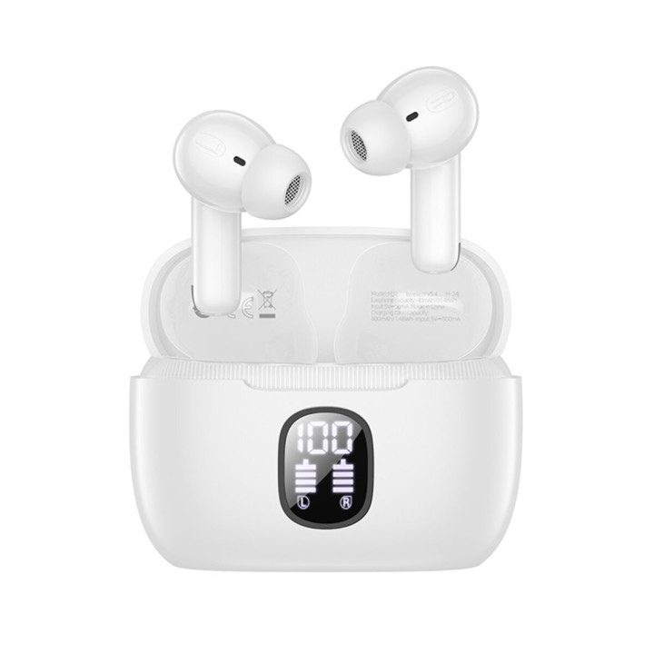 Беспроводные Bluetooth наушники BOROFONE FQ7 400 mAh, White