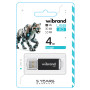 USB - флешка Wibrand USB 2.0 Cougar 4Gb, Black