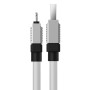 Data-кабель Baseus CoolPlay Series Fast Charging Cable USB to Lightning 2.4A 1m, White