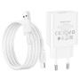 Сетевое зарядное устройство BOROFONE BA74A cable USB to Type-C 2.1A 1m, White