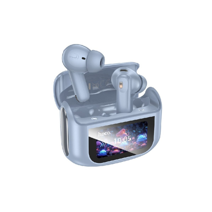 Беспроводные наушники HOCO EQ21 Sandy ANC+ENC 400mAh, Blue Star
