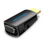 Переходник Vention AIDB0 HDMI to VGA 1080P with 3.5MM Audio, Black