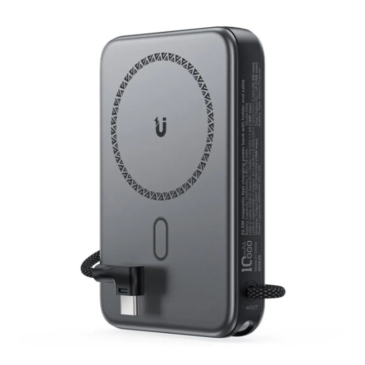 Зовнішній акумулятор ACEFAST M24 10000mAh 22.5W, Metal Gray