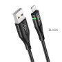 Data-Кабель HOCO U93 USB to Lightning 2.4A 1.2m, Black
