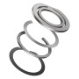 Подставка для мобильного Baseus Halo Series Foldable Metal Ring Stand, Silver