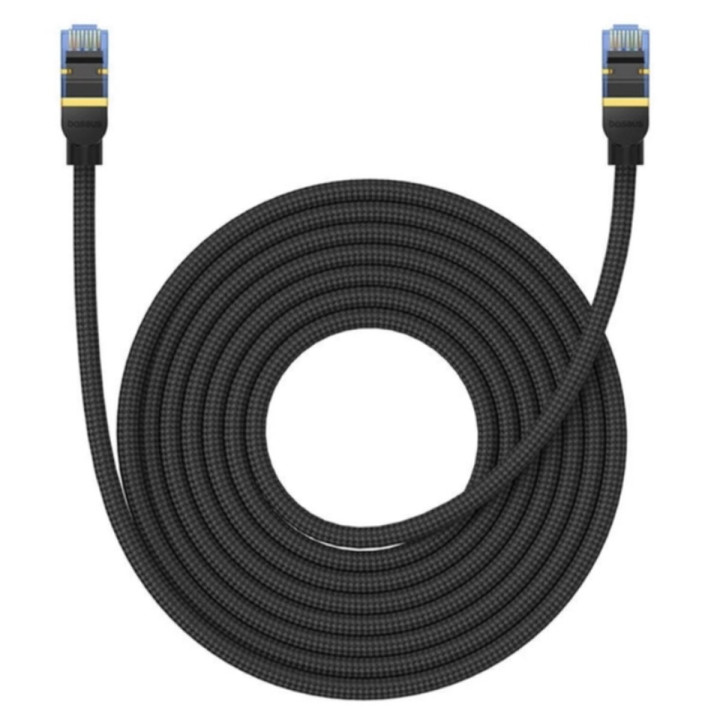 Сетевой кабель Baseus High Speed CAT7 10Gigabit 10m, Black