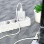 Сетевое зарядное устройство BOROFONE BA74A cable USB to Type-C 2.1A 1m, White