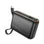 Портативная батарея Power Bank HOCO J139 Hero 22.5W + PD20W cable Type-C 10000mAh, Black