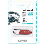 USB - флешка Wibrand USB 2.0 Aligator 8Gb, Dark Red