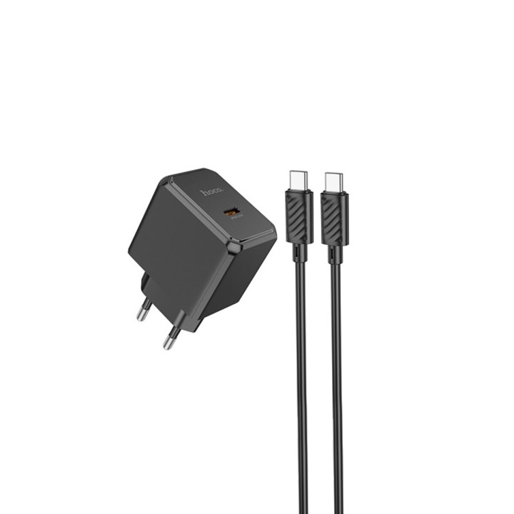Сетевое зарядное устройство HOCO CS13A PD20W cable Type-C to Type-C, Black