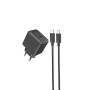 Сетевое зарядное устройство HOCO CS13A PD20W cable Type-C to Type-C, Black