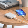 Внешний аккумулятор Power Bank BOROFONE BJ25 Plus Reach Type-C PD20W 10000mAh с функцией беспроводной зарядки, White