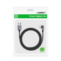 Дата кабель UGREEN US284 USB-C Male To USB-A Male 2.0 3A 0,5m, Black
