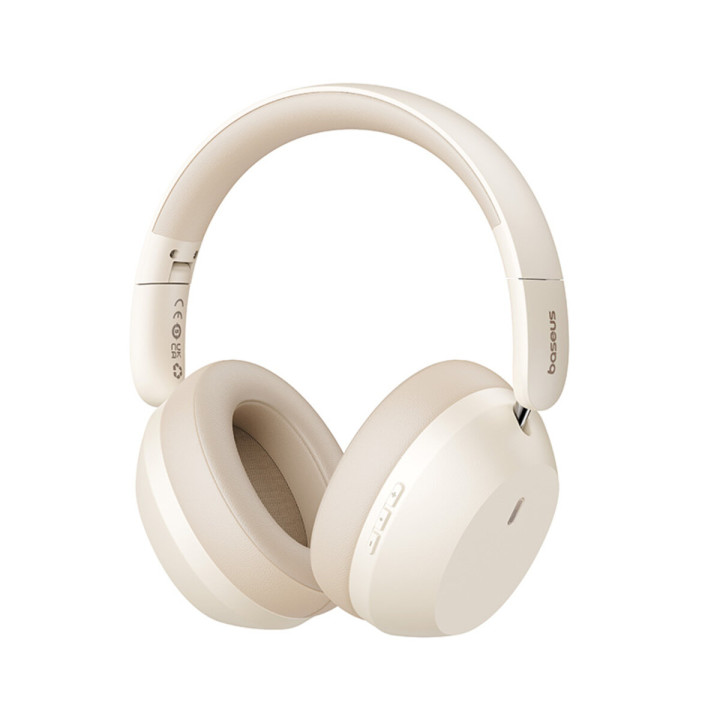 Беспроводные Bluetooth наушники Baseus Bass 35 Max, White