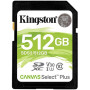 Карта памяти SDXC Kingston UHS-1 U1 Canvas Select Plus 512Gb class 10