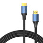 Видео Кабель Vention ALGLH Cotton Braided HDMI-HDMI HD v2.1 8K 2m, Blue