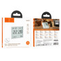 Часи-Термогігрометр HOCO HX41 Indoor electronic clock with hygrothermometer, White