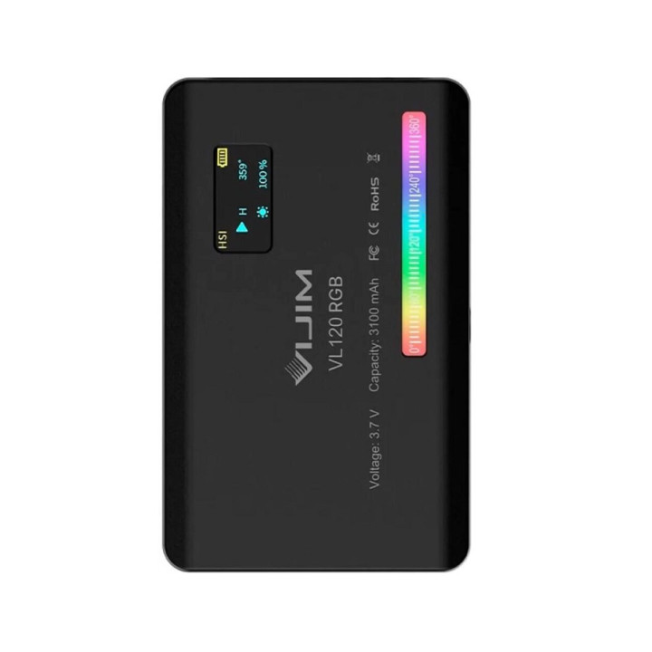 Видеосвет Ulanzi Vijim VL120RGB UV-2346 с RGB-подсветкой, light Black