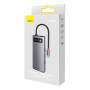 USB-Hub Baseus Metal Gleam Series 7-in-1 Type-C to HDMI / USB3.0 / PD / RJ45, Gray