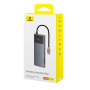 USB - хаб Baseus Metal Gleam Series II 10-in-1 USB HUB Cosmic 480Mbp, Black ( B00061800123-00 )