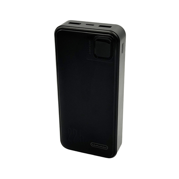 Внешний аккумулятор Power Bank WUW Y138 PD22.5W 20000mAh, Black