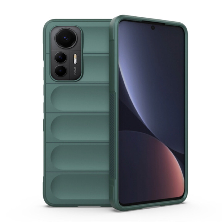 Чехол - накладка Cosmic Magic Shield для Xiaomi 12 Lite, Dark-Green
