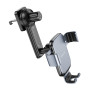 Автомобильный держатель для мобильного BOROFONE BH94 Warrior gravity car holder, Metal Gray