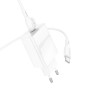 Сетевое зарядное устройство BOROFONE BA21A Pro PD20W cable Type-C to Type-C 1m, White