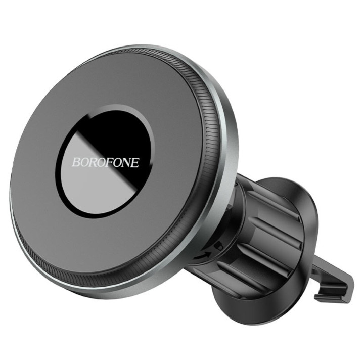 Автодержатель для телефона BOROFONE BH77 Seaside air outlet ring magnetic car holder, Black