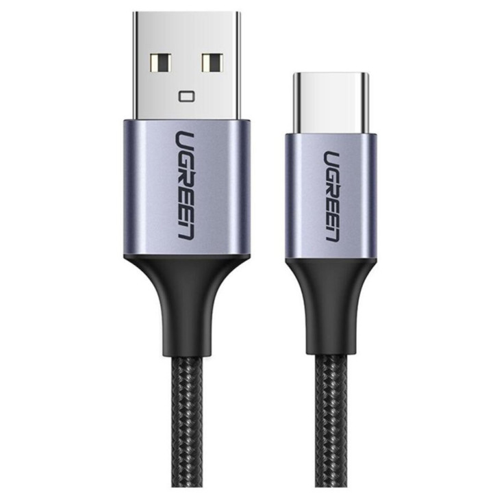 Кабель UGREEN US288 USB-A 2.0 to USB-C 1m, Black