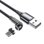 Data - Кабель Essager EXCCXL-WX0G Magnetic USB to Lightning 3A 1m, Grey