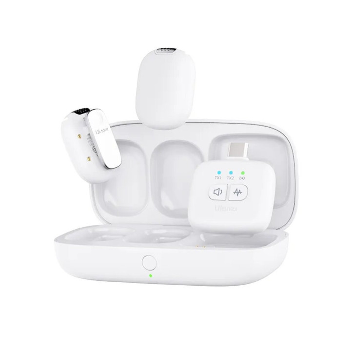 Беспроводная микрофонная система Ulanzi Vijim A30 Tiny Microphone, White
