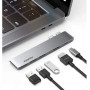 USB-Хаб UGREEN CM251 Dual USB-C To HDMI / USB 3.0 A / Type C, Space-Gray