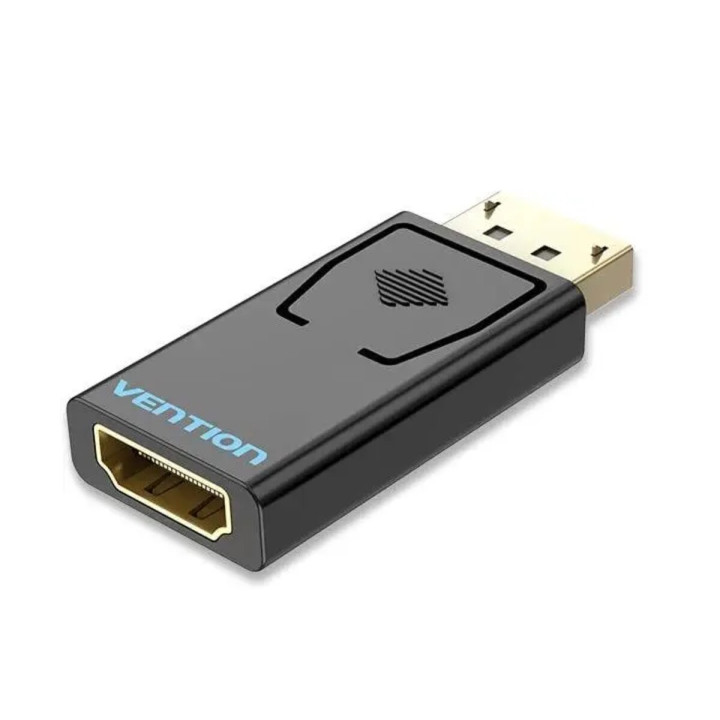 Адаптер Vention HBKB0 DP Male to HDMI Female, Black