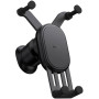 Автомобильный держатель для телефона Baseus Stable Gravitational Car Mount Air, Black ( SUWX020001 )