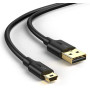 Кабель UGREEN US132 USB 2.0 A Male to Mini 5 Pin Male 0.5m, Black