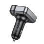 FM-модулятором HOCO E86 Alegria 48W dual port PD30W / QC3.0 car BT FM transmitter, Black