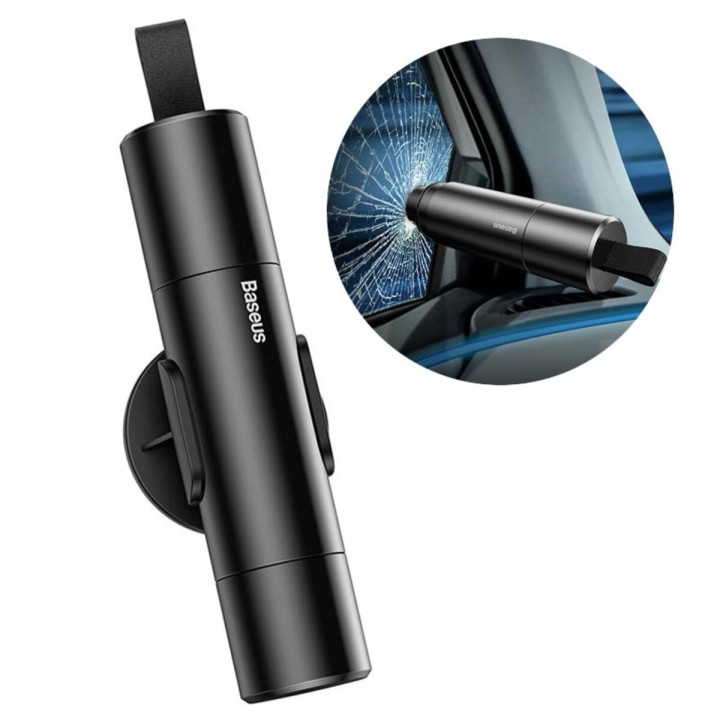 Автомобильный молоток Baseus CRSFH-0G Sharp Tool Safety Hammer, Dark - Gray