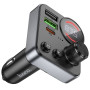 FM-модулятором HOCO E86 Alegria 48W dual port PD30W / QC3.0 car BT FM transmitter, Black