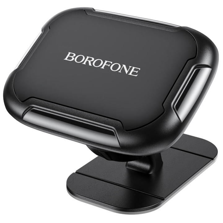 Автомобильный держатель для мобильного BOROFONE BH36 Voyage center console magnetic, Black