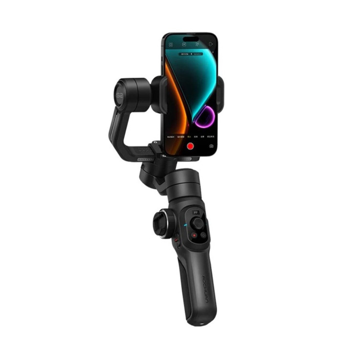 Трехосный стабилизатор AOCHUAN Professional Gimbal SMART S2 для смартфонов, Black