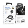 Bluetooth-ресивер BOROFONE BC58 Gamble Car AUX 1.85 м, Metal Gray